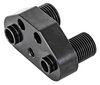 Straight A/C Compressor Manifold for Sanden SD-7 Style A/C Compressor [Black] - image 3