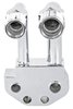 Curved A/C Compressor Manifold for Sanden SD-7 Style A/C Compressor [Chrome] - image 4