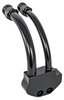 Curved A/C Compressor Manifold for Sanden SD-7 Style A/C Compressor [Black] - image 2