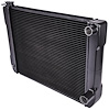Double Pass Lightweight Aluminum Racing Radiator, 2 Row Black - image 1
