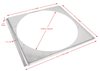 Aluminum Fan Shroud [17 1/2 in. W x 16 7/8 in. H, x 1/2 in. Deep] - image 4