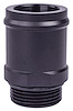 Threaded Radiator Fitting [1 1/2 in. OD, Black] - image 1
