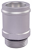 Threaded Radiator Fitting [1 1/2 in. OD, Matte Silver] - image 1