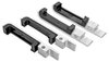 Universal Aluminum Radiator Mounting Brackets with Urethane Pads - image 4