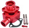 Intake Manifold Coolant Filler Neck Kit [Red Anodized Billet Aluminum] - image 2