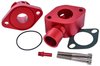 Intake Manifold Coolant Filler Neck Kit [Red Anodized Billet Aluminum] - image 3