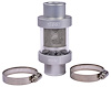 Inline Coolant Filter [1 1/2 in. OD, Silver Anodized Finish]