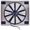 Universal Single 16 in. Electric Cooling Fan with 20 3/4 in. L x 18 3/4 in. H Aluminum Shroud - image 1