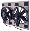 Universal Dual 11 in. Electric Cooling Fans with 25 3/4 in. L x 18 3/4 in. H Aluminum Shroud - image 2