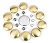 Brass Freeze Plug Kit for 1970-1976 Small Block Chevy 400 - image 1