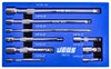 Wobble Extension Set, 1/4 in., 3/8 in. & 1/2 in. Drives [9-Piece] - image 2