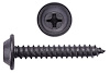Phillips Flat Top Head Trim Screws #8 x 1 in. UHL [100 Pieces] - image 1
