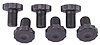 High-Strength Flexplate Bolts Fits Chevy V6, 265-454 V8 with 2-Piece Rear Seal, & Ford 289-460 V8 [7/16 in. -20 w/12-Point Head] - image 1