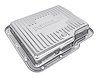 Automatic Transmission Pan for GM Powerglide, Stock Capacity [Chrome Plated Steel] - image 1