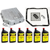 Cast Aluminum Transmission Pan Kit for GM TH350 Automatic Transmission - image 1