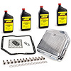 Polished Aluminum Transmission Pan Kit for TH350 - image 1