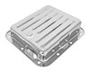 Automatic Transmission Pan for Ford C4, Stock Capacity [Chrome Plated Steel] - image 2