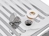 Automatic Transmission Pan for Ford C6, Stock Capacity [Chrome Plated Steel] - image 3