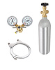 CO2 Bottle, Regulator, and Mounting Bracket Kit 2.5lb CO2 Bottle with Valve #555-60207