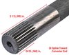 Heavy-Duty Input Shaft for Ford C4 Automatic Transmission [Rated to 750 HP] - image 2