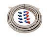 Automatic Transmission Cooler Line Kit TH400 with 1/4" NPT Threads on Case - image 1
