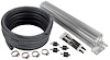 Dual Pass Automatic Transmission Cooler Kit - 18 Ounce [Satin Aluminum] - image 1