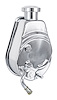 Saginaw-Style Power Steering Pump w/Keyed Shaft for Select 1966-1976 GM Vehicles [Chrome] - image 1