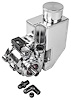 GM Type II Power Steering Pump Kit [Chrome Pump/Natural Reservoir] - image 1