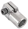 Steering Coupler 9/16-26 Splined x 3/4" I.D. Non-Splined - image 3