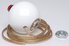 White Shift Knob 3/8" -16 Thread - image 2