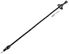 Flexible Braided Transmission Dipstick for Chrysler 727, 904, 518 [Black] - image 1