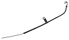 Engine Oil Dipstick for 1980-1985 Chevy Small Block Engines [Black] - image 1