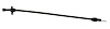 Flexible Braided Transmission Dipstick for TH700-R4 [Black] - image 1