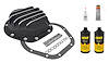 Cast Aluminum Differential Cover Kit for Dana 44 10-Bolt