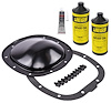 Black EDP-Coated Steel Differential Cover & Gear Oil Kit [GM 7.5/7.6 in. 10-Bolt] - image 1