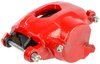 Large GM Front Disc Brake Caliper with D52 Pads, Right/Passenger Side, Red Powder Coat [NEW] - image 2