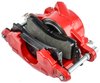 Large GM Front Disc Brake Caliper with D52 Pads, Left/Driver Side, Red Powder Coat [NEW] - image 3