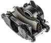 Large GM Front Disc Brake Caliper with D52 Pads, Left/Driver Side, Black Powder Coat [NEW] - image 3