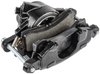 Large GM Front Disc Brake Caliper with D52 Pads, Left/Driver Side, Black Powder Coat [NEW] - image 4