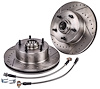 Replacement Rotors, and Brakes Lines Fits A, F, X Body and 1955-1958 Chevy with 2 in. Drop Height Disc Brake Conversion Kits - image 1