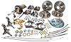 Complete Front & Rear Power Disc Brake Conversion Kit Fits Select 1964-1974 GM A-Body - image 1