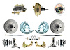Front Complete Power Disc Brake Conversion Kit for 1962-1967 Chevy II Nova - image 1