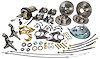 Complete Front & Rear Power Disc Brake Conversion Kit Fits Select 1967-1974 GM F & X-Body Models - image 1