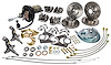 Complete Front & Rear Power Disc Brake Conversion Kit for GM Staggered Shock Configuration [2 in. Drop] - image 1