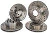 Complete Front & Rear Power Disc Brake Conversion Kit for GM Staggered Shock Configuration [2 in. Drop] - image 2