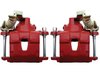 GM 10/12 Bolt Rear Disc Brake Conversion Kit for 1970-1974 Chevy Camaro, Pontiac Firebird [Premium Kit w/E-Brake, Red Calipers] - image 2