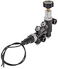 Adjustable Brake Proportioning Valve and Distribution Block w/Rotary Adjustment Valve [Black]