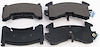 Rear Brake Pad Set Premium Semi-Metallic - image 1