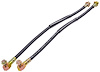Front Disc Brake Caliper Hose Kit, 18 in. Rubber [Set of 2] - image 1