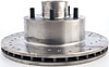 High Performance Cross-Drilled & Slotted Right Front Brake Rotor for 1962-1972 Mopar A, B, E Body - image 2